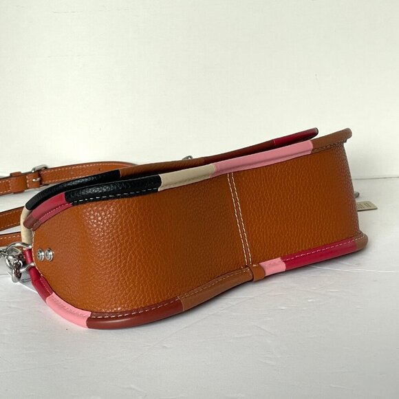 Coach Wavy Dinky Bag Coachtopia Brown Leather CK540 Rainbow Crossbody - Picture 7 of 13